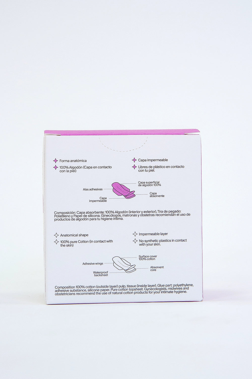 Compresa de noche 100% algodón - Cyclo